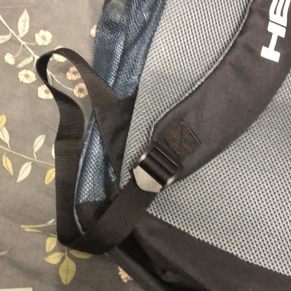 Head Core Performance Classic Large Tennis Racket Backpack Bag in Black and Blue - Picture 6 of 9